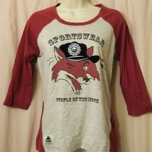 Kappa Fox Raglan Baseball T-shirt